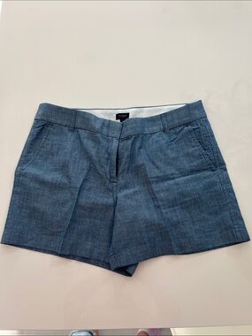 J. Crew Chambray Blue Women's Tailored Shorts
